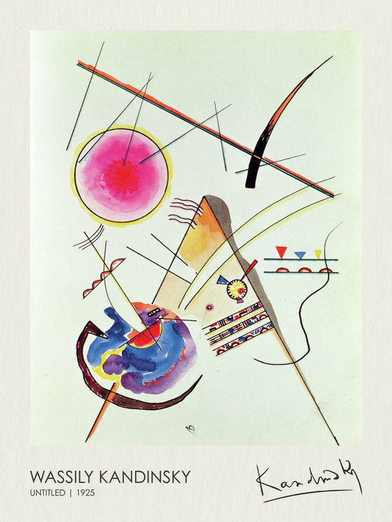 Wassily Kandinsky Obrazová reprodukce Untitled (1925), Wassily Kandinsky, 30 × 40 cm