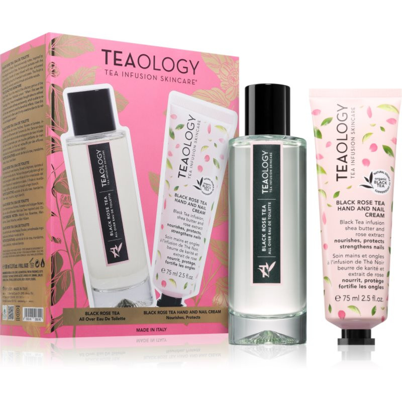 Teaology Black Rose Set dárková sada pro ženy