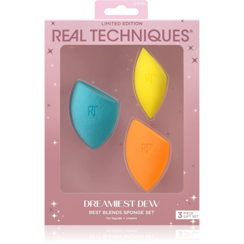 Real Techniques Dreamiest Dew Best Blends Sponge Set sada make-up aplikátorů