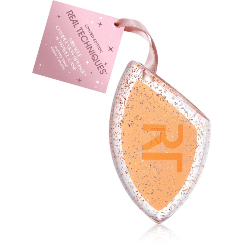 Real Techniques Miracle Complexion Sponge Ornament make-up houbička s obalem