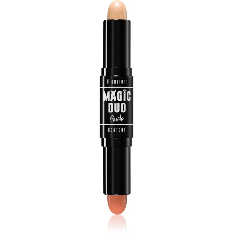 Rude Cosmetics Magic Duo oboustranná konturovací tyčinka odstín Medium 4.5 g