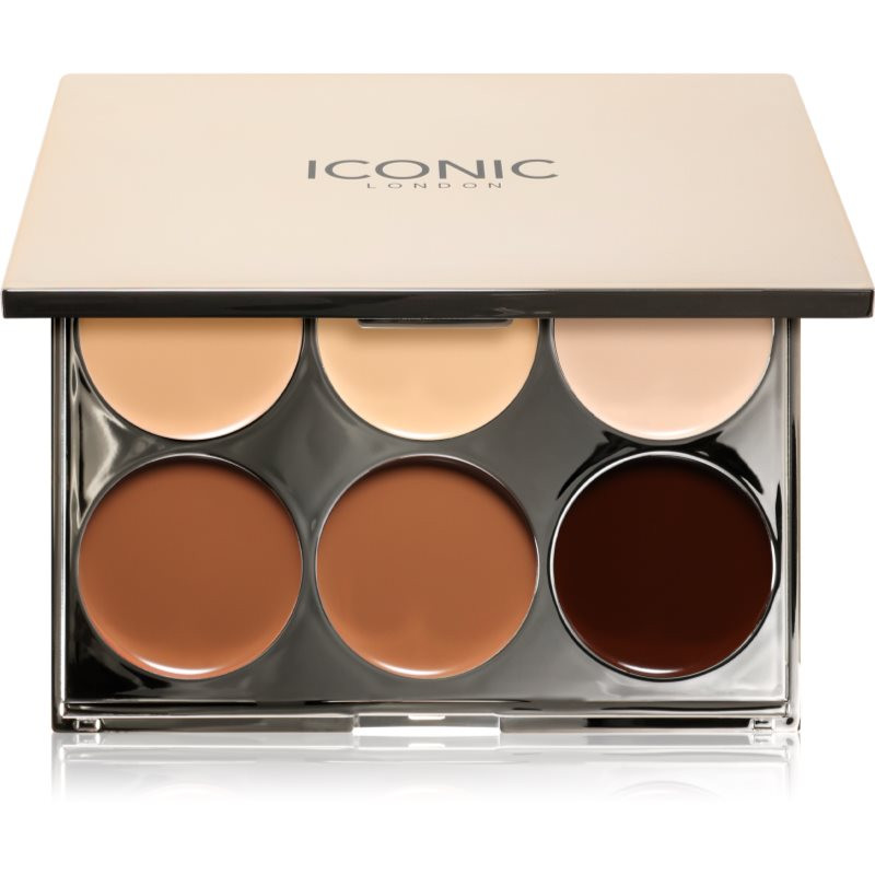 ICONIC London Multi-Use Sculpting Palette multifunkční paleta na obličej 6x2 g