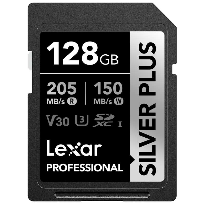 Lexar SDXC 128GB 1066x Professional SILVER Plus UHS-I U3 (V30) LSDSIPL128G-BNNNG