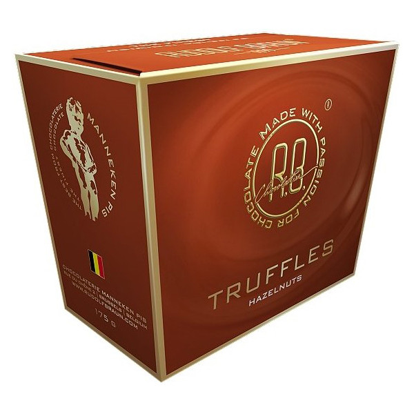 Rudolf Braun Truffles Hazelnut-Belgické čoko.lanýže lískové oříšky 175g