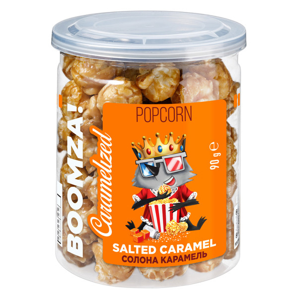 Popcorn Boomza karameliz. s příchutí slaného karamelu 