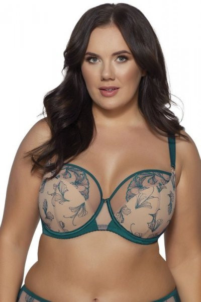 Ava Rafia 2087 Emerald Podprsenka polovyztužená 90C smaragdová