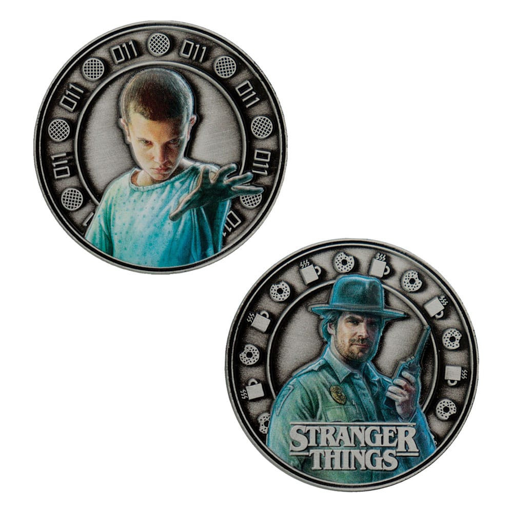 FaNaTtik | Stranger Things - sběratelská mince (Limited Edition) Eleven & Hopper