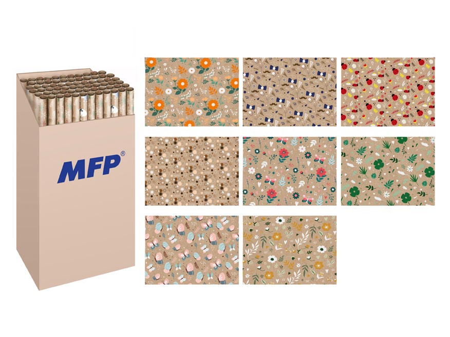 MFP 5811851 Balící papír role 2x100x70 KRAFT MIX