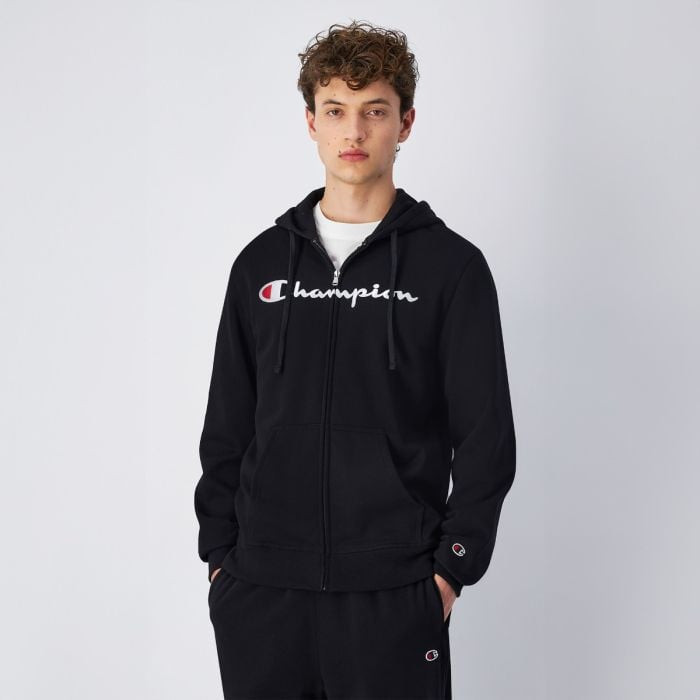 Full Zip Hoodie Sweatshirt Black XXL - Champion