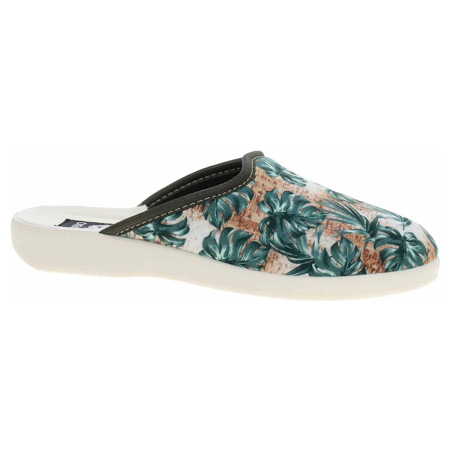 Ecco Dámské domácí pantofle Rogallo 3100-048 zelená 23500742