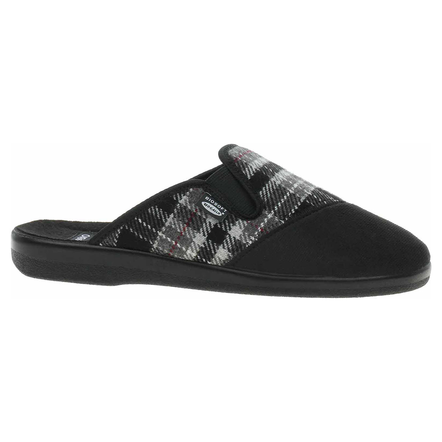 Ecco Pánské domácí pantofle Rogallo 6074-010 černá 24800399