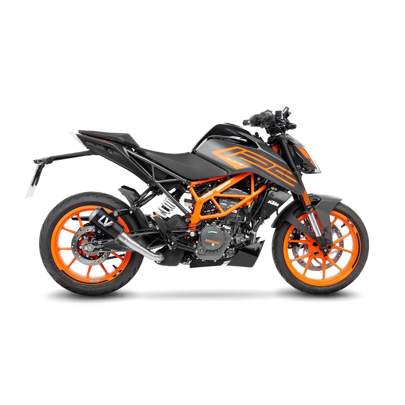 LeoVince LV-10 Carbon Slip-on KTM DUKE 125, DUKE 390 (21-23)
