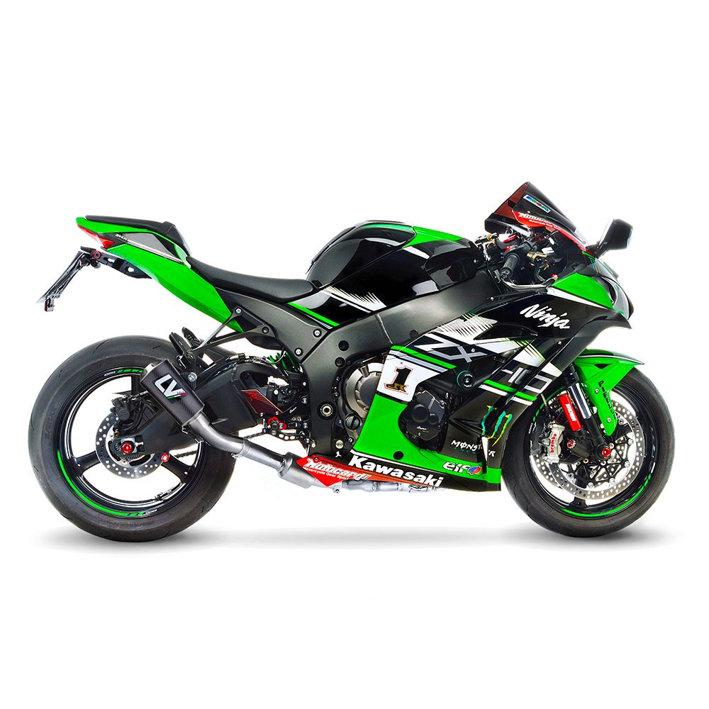 LeoVince LV-10 Carbon Slip-on KAWASAKI ZX-10R NINJA (16-20), ZX-10RR NINJA (17-20), ZX-10R NINJA (21-24), ZX-10RR NINJA (21-24)