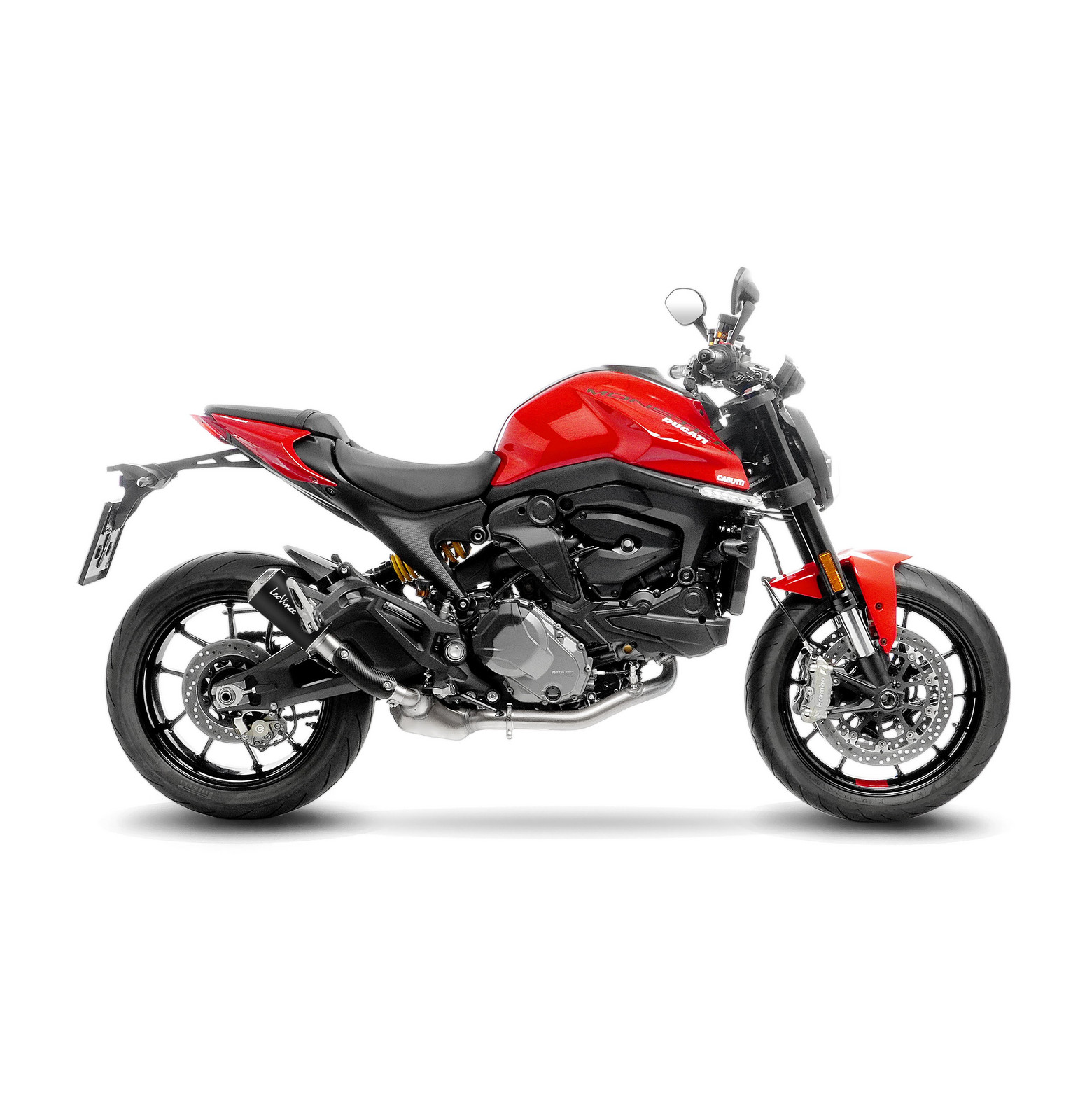 LeoVince LV-10 Black Slip-on DUCATI MONSTER 937 (21-24)