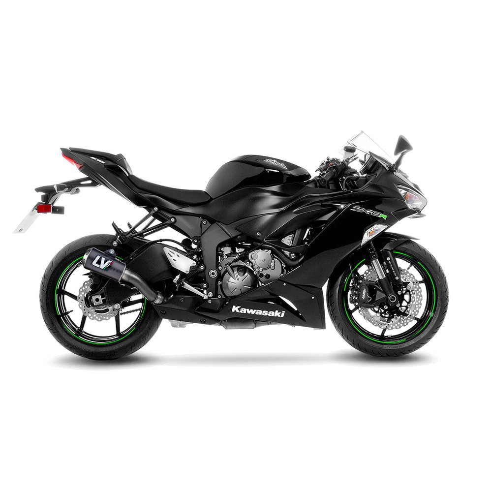 LeoVince LV-10 Carbon Slip-on KAWASAKI ZX-6R NINJA (09-16), ZX-6R NINJA (13-16), ZX-6R NINJA (19-20)