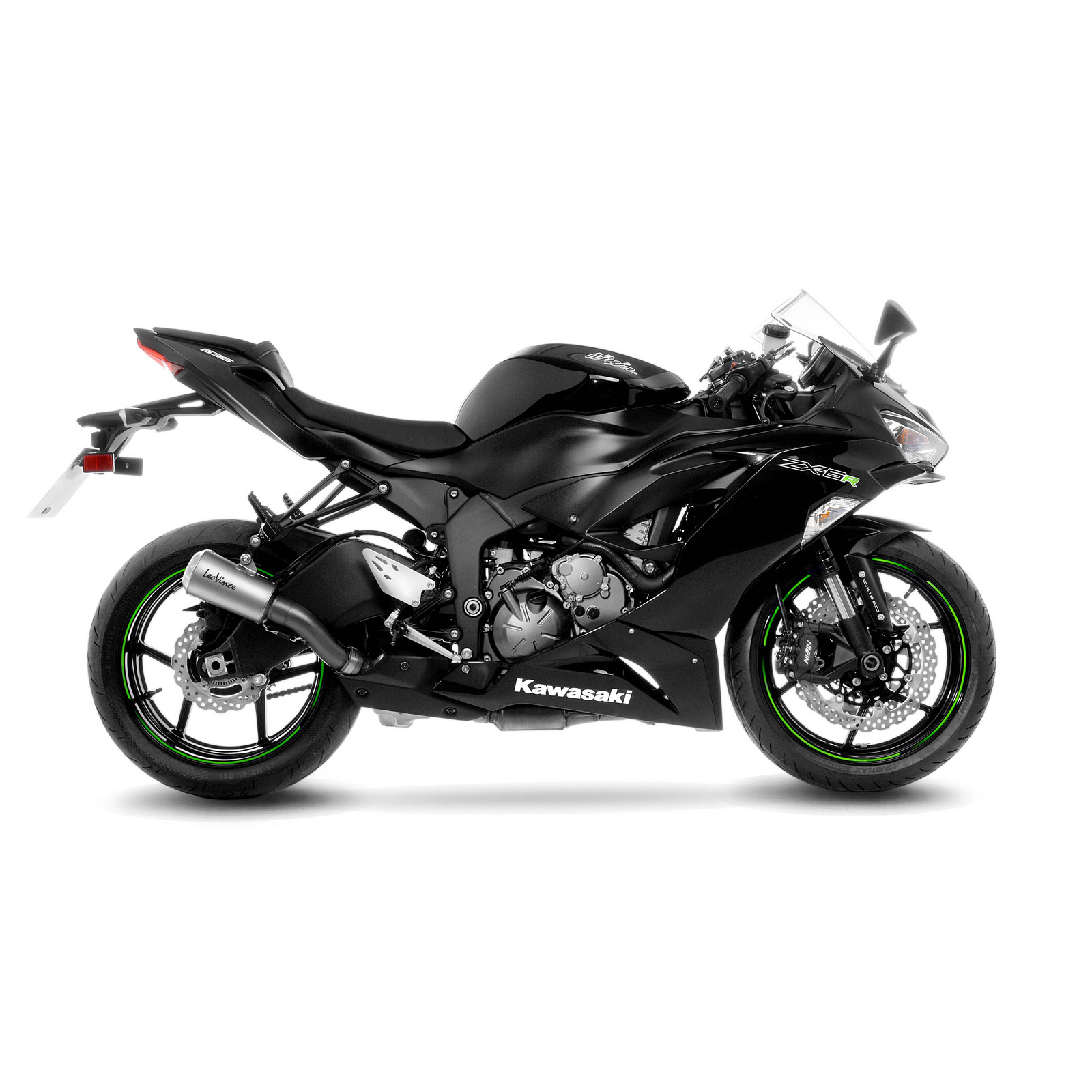 LeoVince LV-10 Slip-on KAWASAKI ZX-6R NINJA (09-16), ZX-6R NINJA (13-16), ZX-6R NINJA (19-20)
