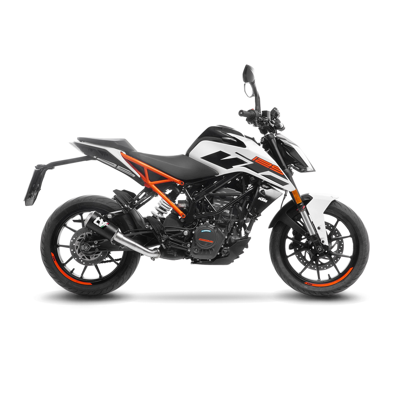 LeoVince LV-10 Carbon Slip-on KTM DUKE 125, RC 125, DUKE 390, RC 390 (17-20)