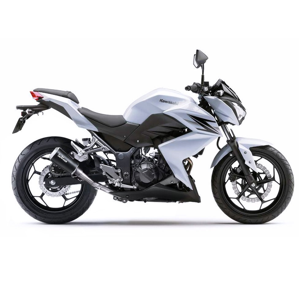 LeoVince LV-10 Black Slip-on KAWASAKI Z 250 (15-16), Z 300/ABS (15-16), NINJA 250 R (13-16), NINJA 300 R/ABS (13-16)