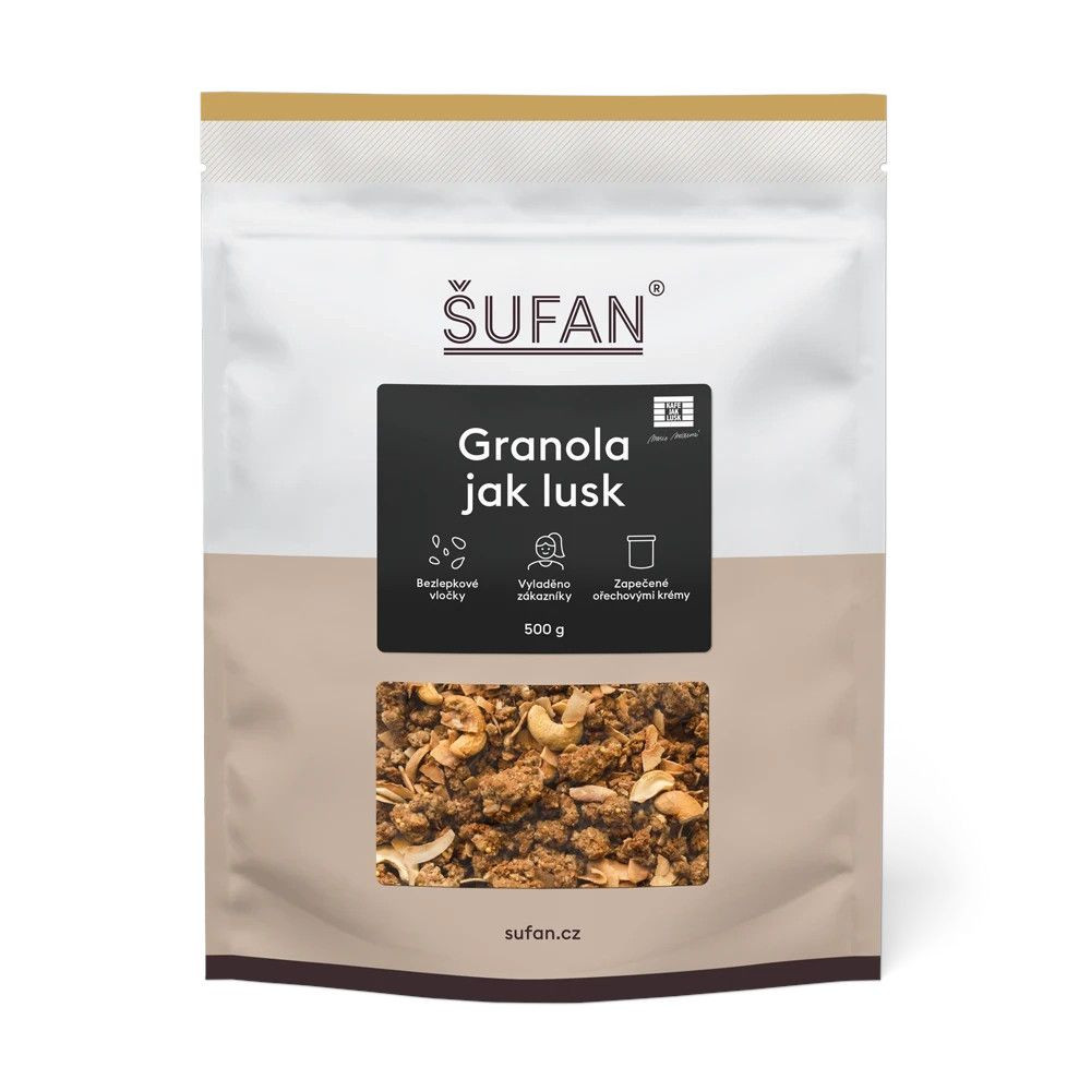 Šufan Granola jak lusk 500 g