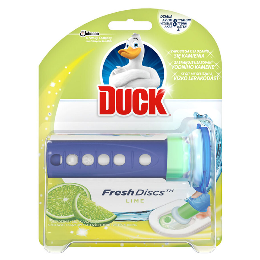 DUCK Fresh Discs Čistič WC Limetka 36 ml, poškozený obal