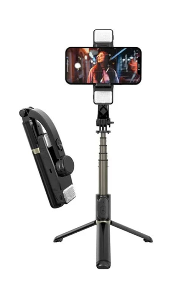 Bluetooth tripod selfie tyč Techsuit Q08d černá 133517