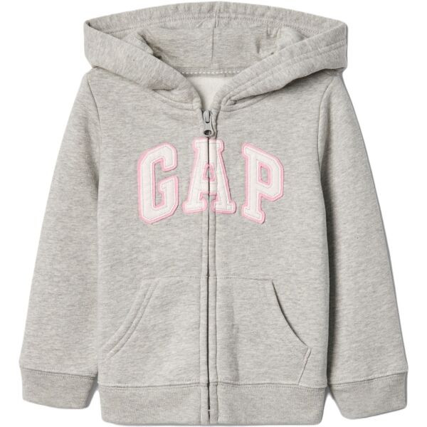 GAP LOGO Dívčí mikina, šedá, velikost