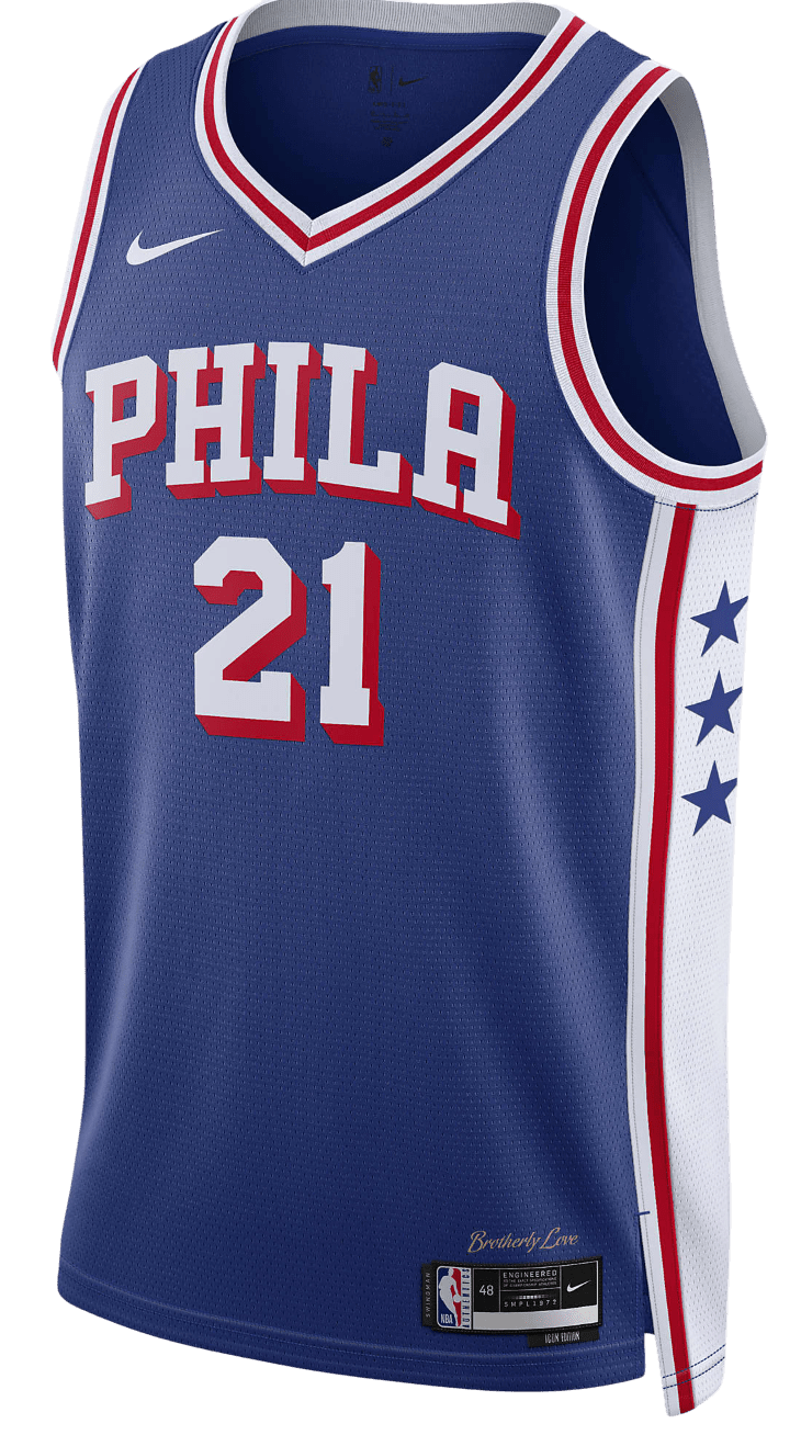 Dres Nike  NBA Philadelphia 76ers Embiid Jersey