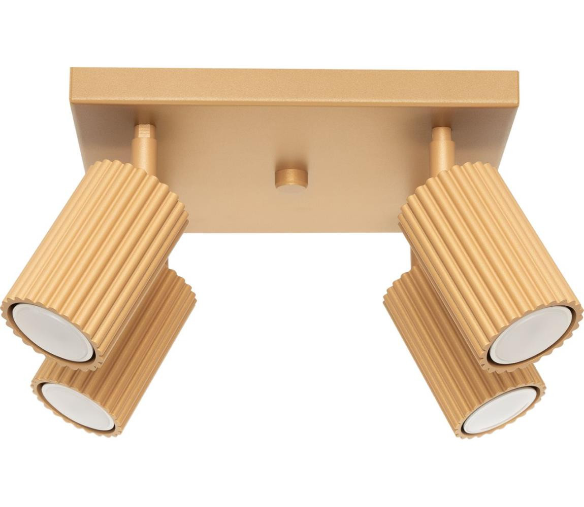 SL.1564 - Bodové svítidlo KARBON 4xGU10/10W/230V zlatá