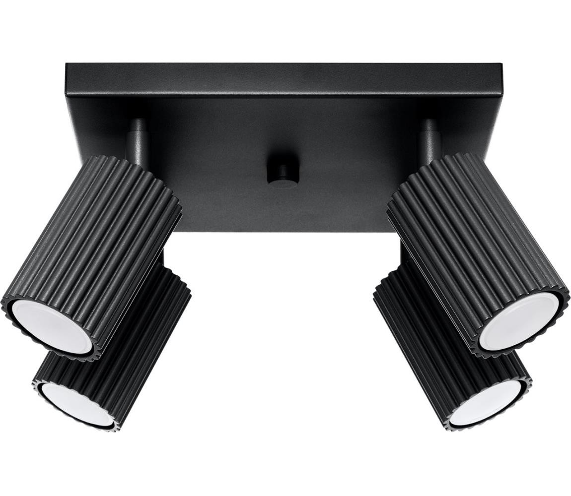 SL.1583 - Bodové svítidlo KARBON 4xGU10/10W/230V černá