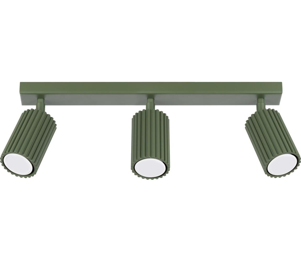SL.1619 - Bodové svítidlo KARBON 3xGU10/10W/230V zelená