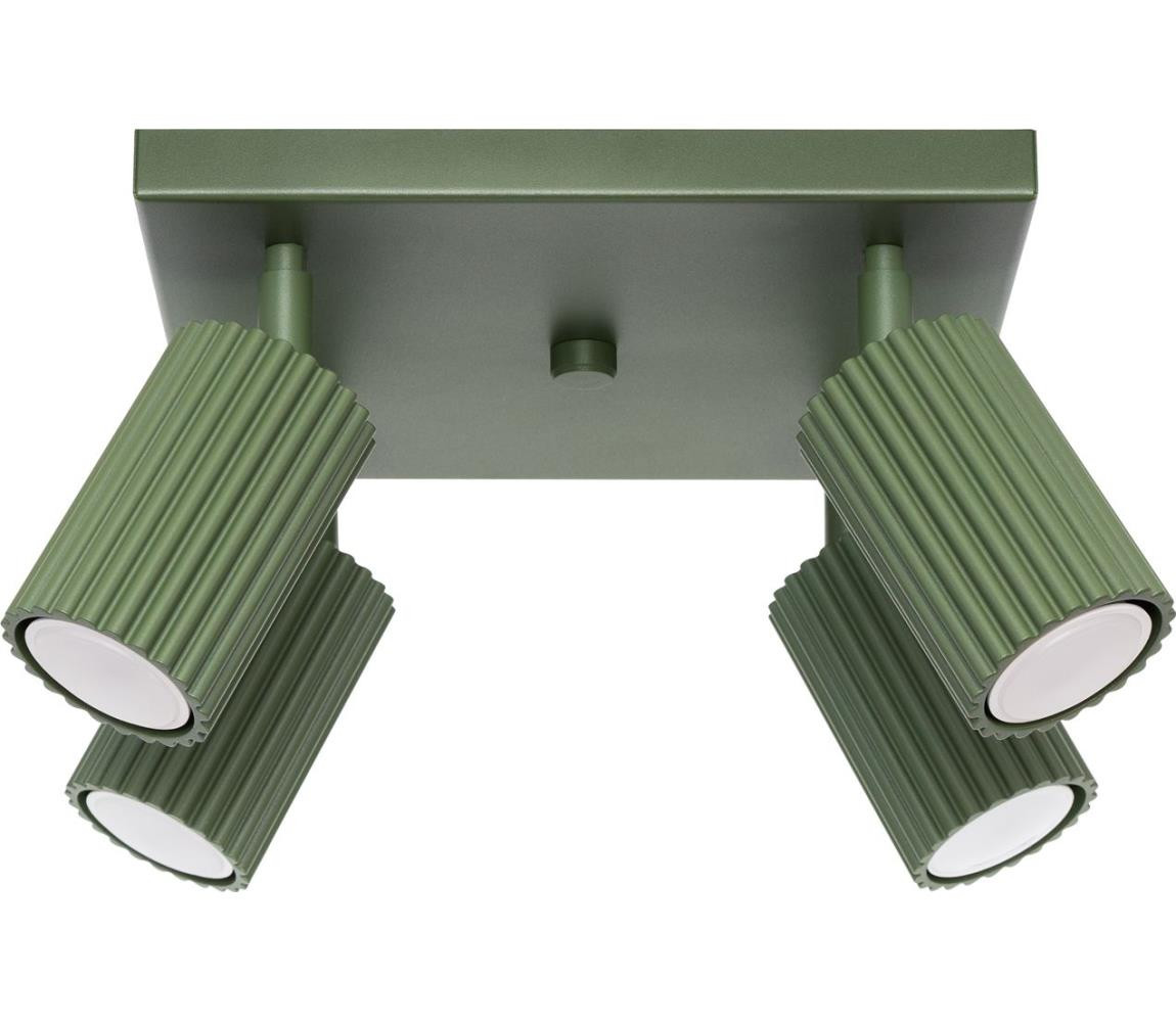 SL.1621 - Bodové svítidlo KARBON 4xGU10/10W/230V zelená