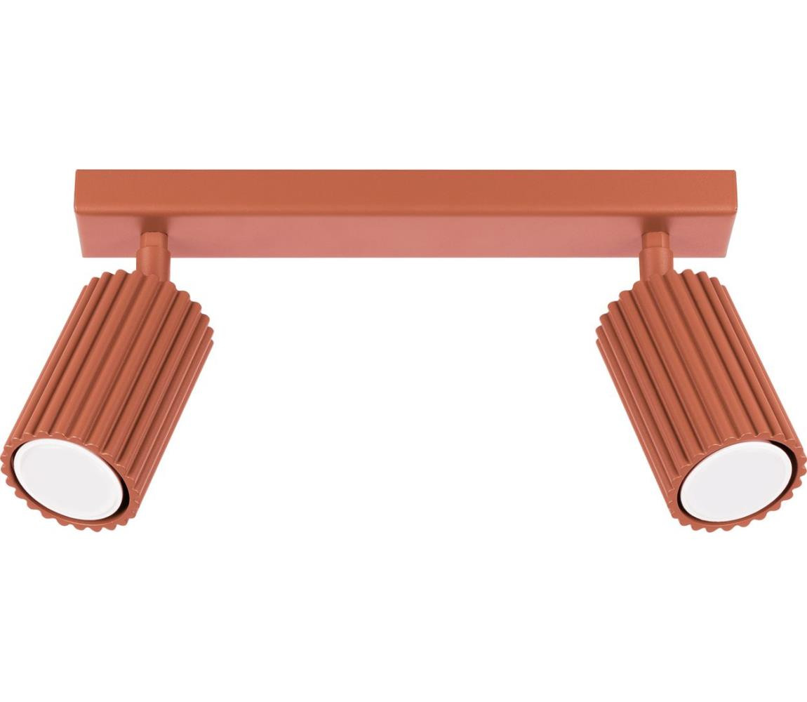 SL.1637 - Bodové svítidlo KARBON 2xGU10/10W/230V červená