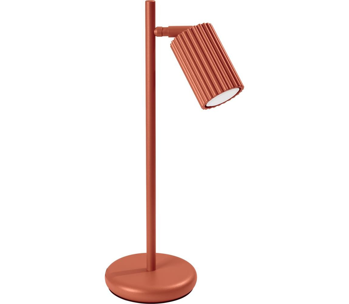 SL.1643 - Stolní lampa KARBON 1xGU10/10W/230V červená