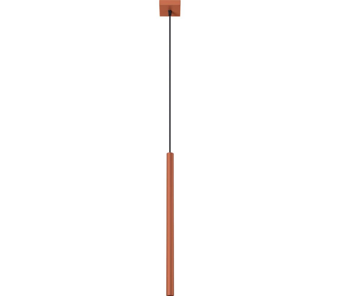 SL.1524 - Lustr na lanku PASTELO 1xG9/8W/230V červená