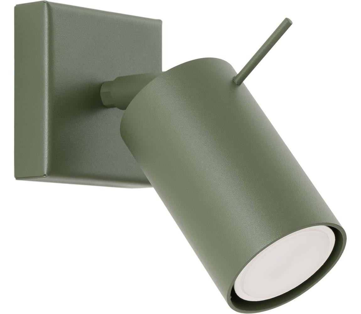 SL.1500 - Nástěnné bodové svítidlo RING 1xGU10/10W/230V zelená