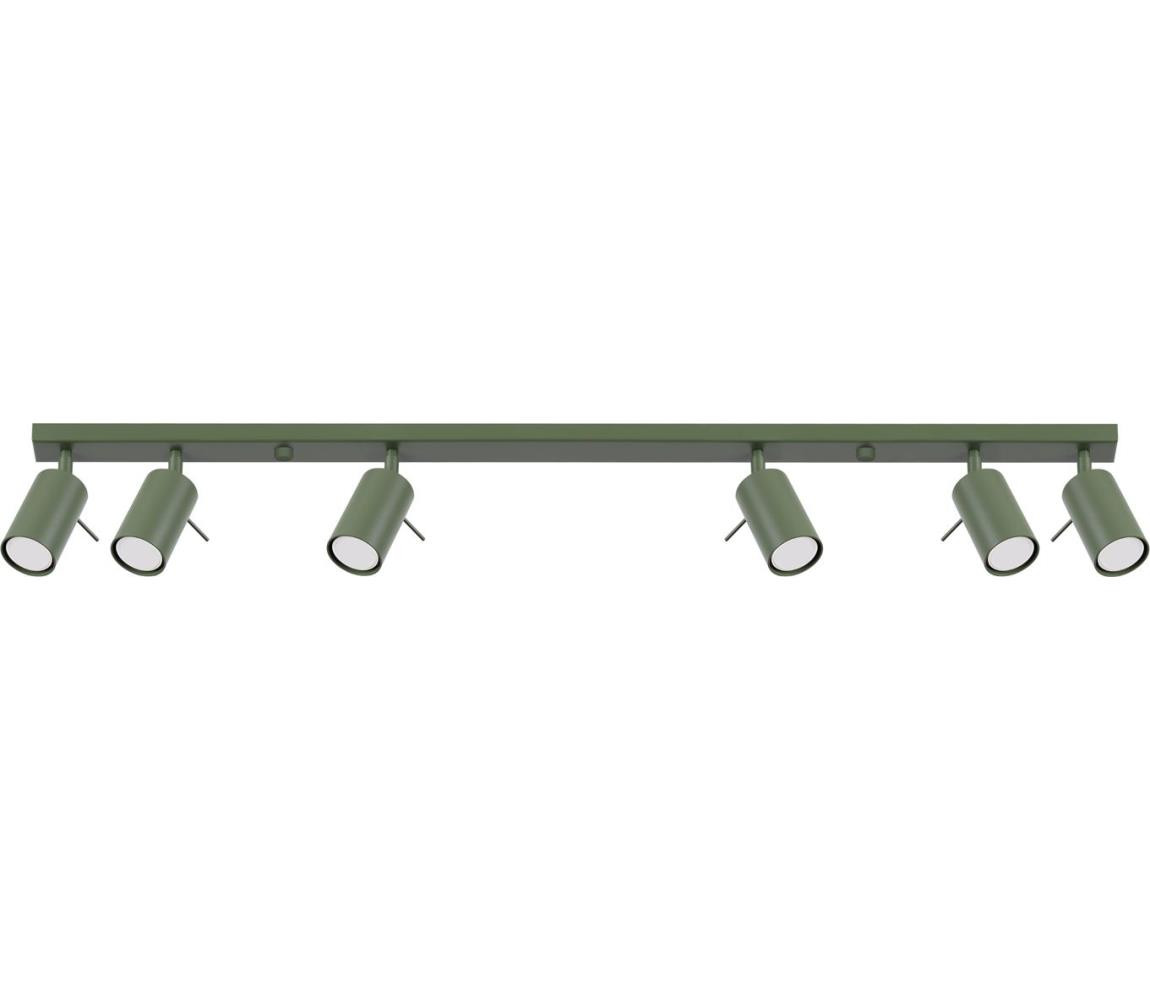 SL.1505 - Bodové svítidlo RING 6xGU10/10W/230V zelená