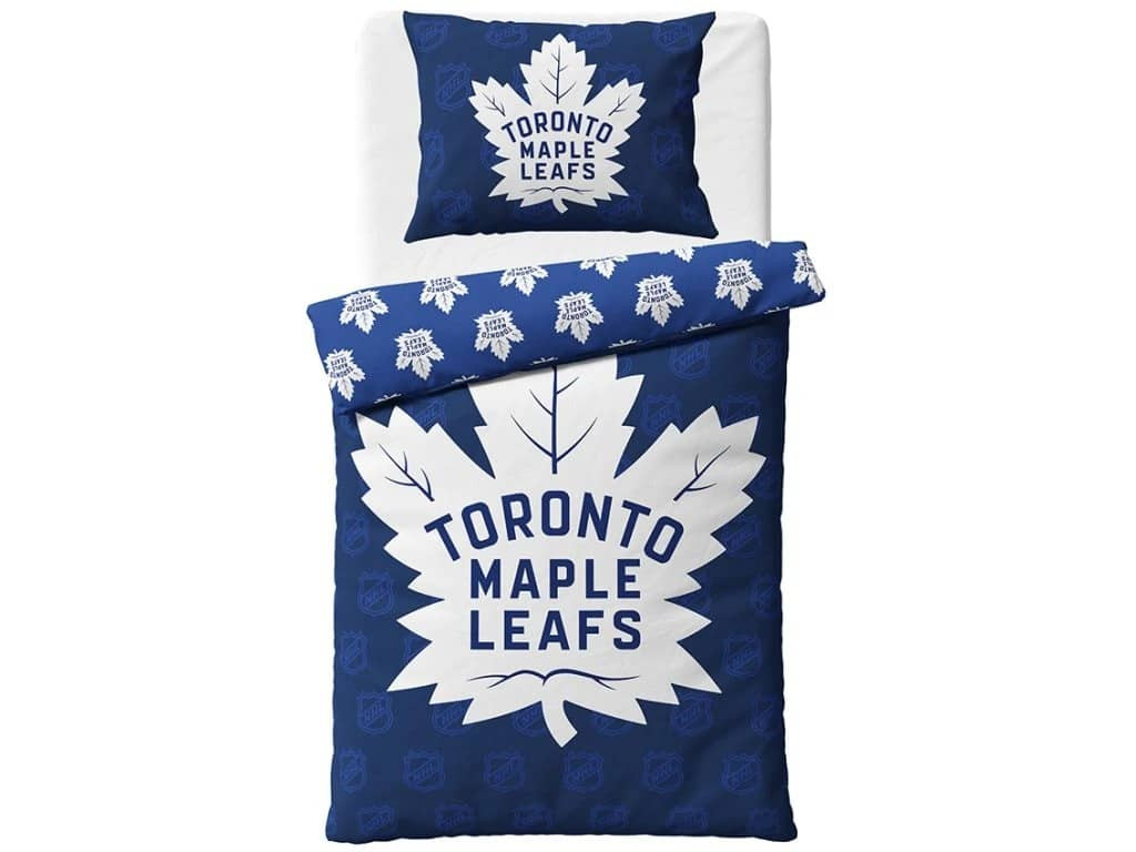 TipTrade Bavlněné povlečení 140x200 + 70x90 cm - NHL Toronto Maple Leafs Shields