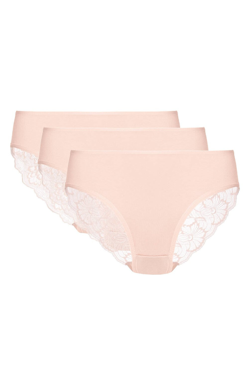 Gorteks Emilia panty with lace back triple pac