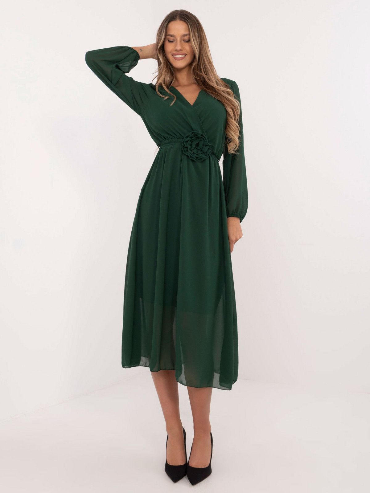 Dress-MI-SK-A1405.92P-dark green