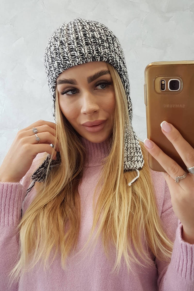 Dámská kšiltovka Jana K314 černá s dlouhými ušima