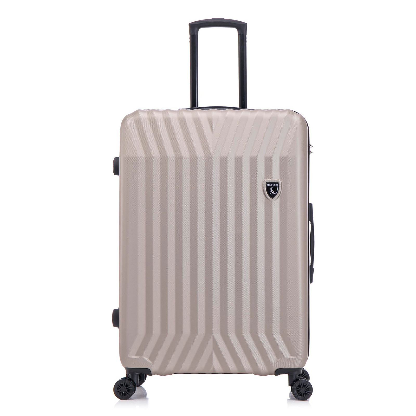 Semiline Unisex's ABS Suitcase T5858-2  24 Inches