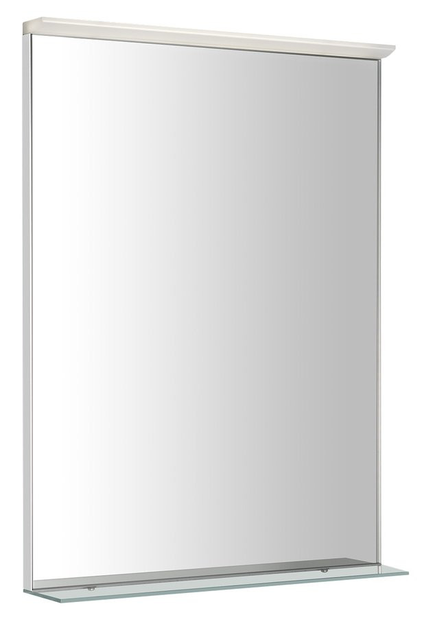 Sapho TRAKA zrcadlo s LED osvětlením a poličkou, 60x80cm