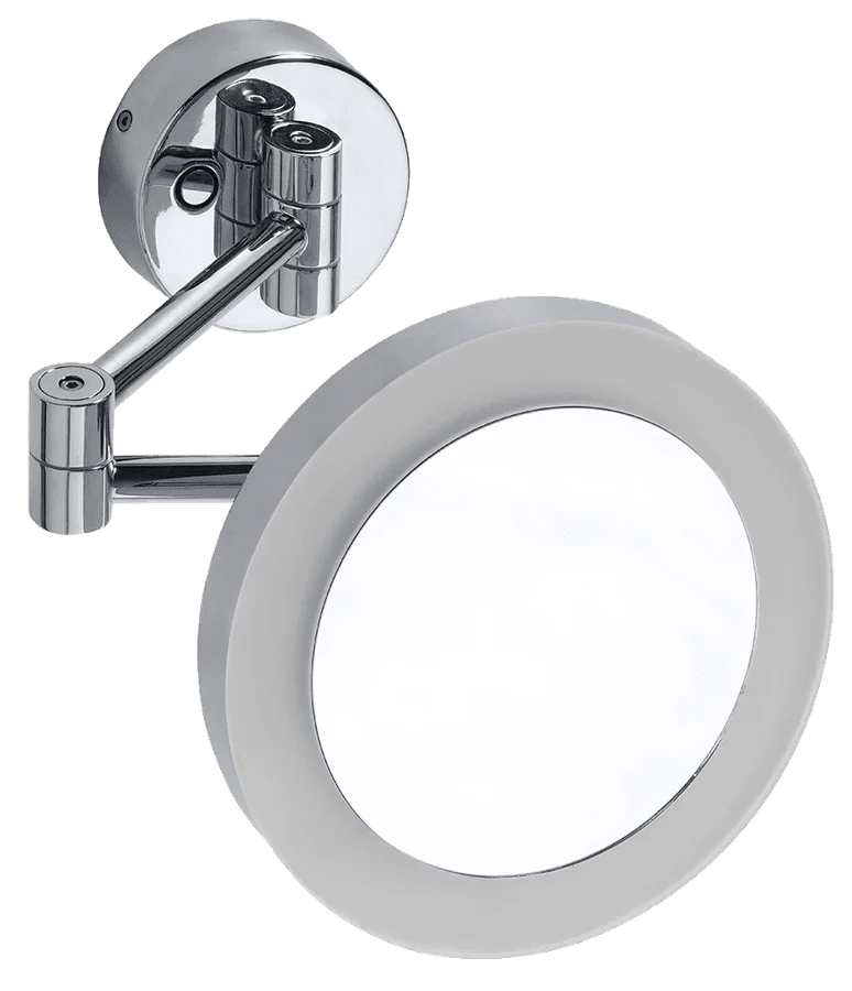 Sapho X-ROUND kosmetické zrcátko závěsné LED, Ø 200mm, chrom