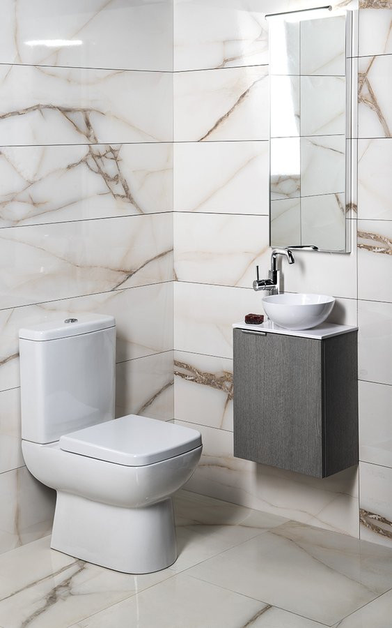 Sapho Koupelnový set LATUS X 40, dub stříbrný/bílá