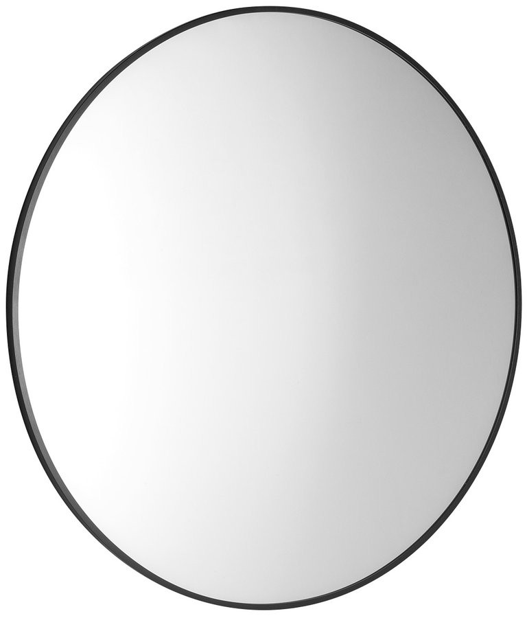 Sapho AROWANA kulaté zrcadlo v rámu ø 100cm, černá mat