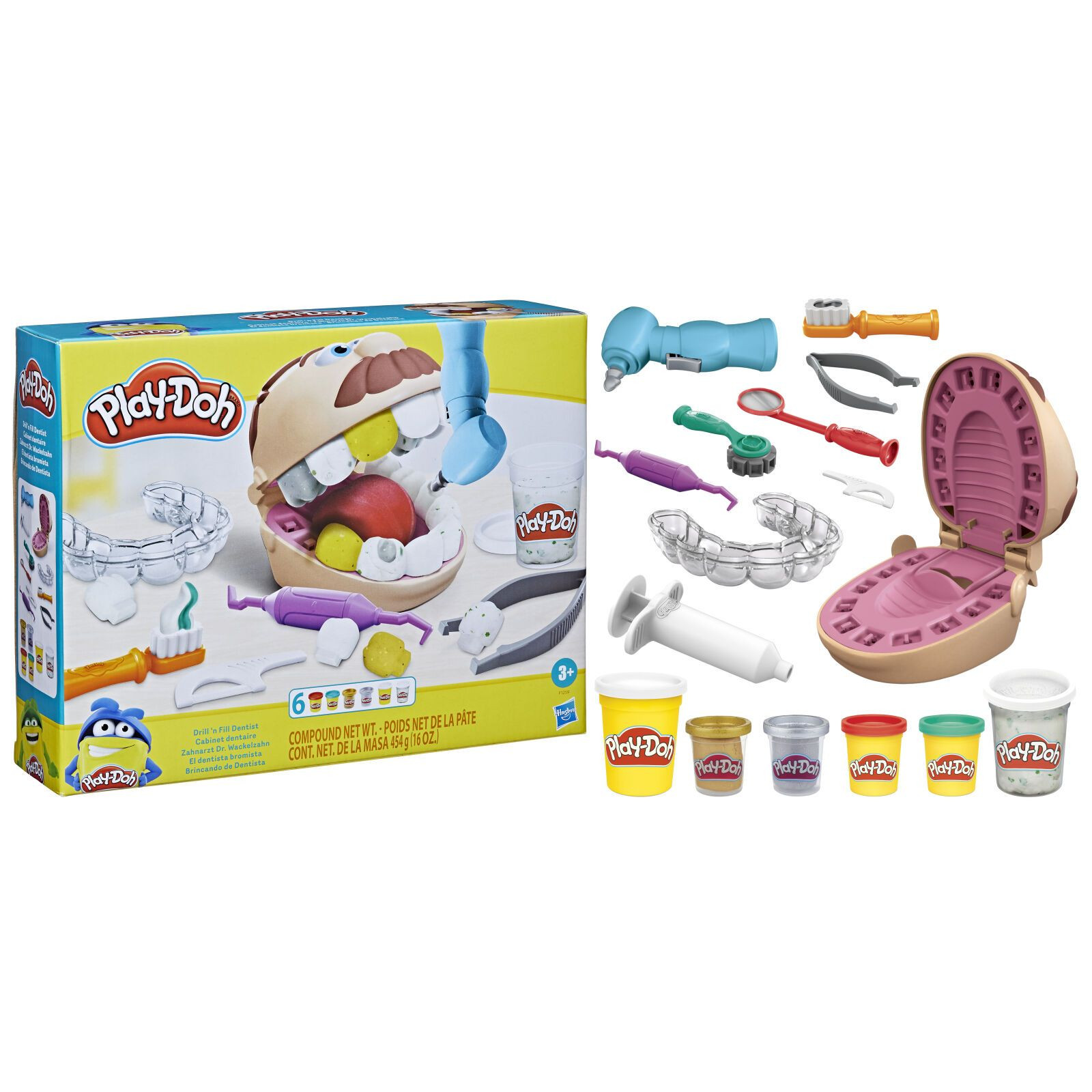 PLAY-DOH ZUBAŘ DRILL 'N FILL - II. jakost