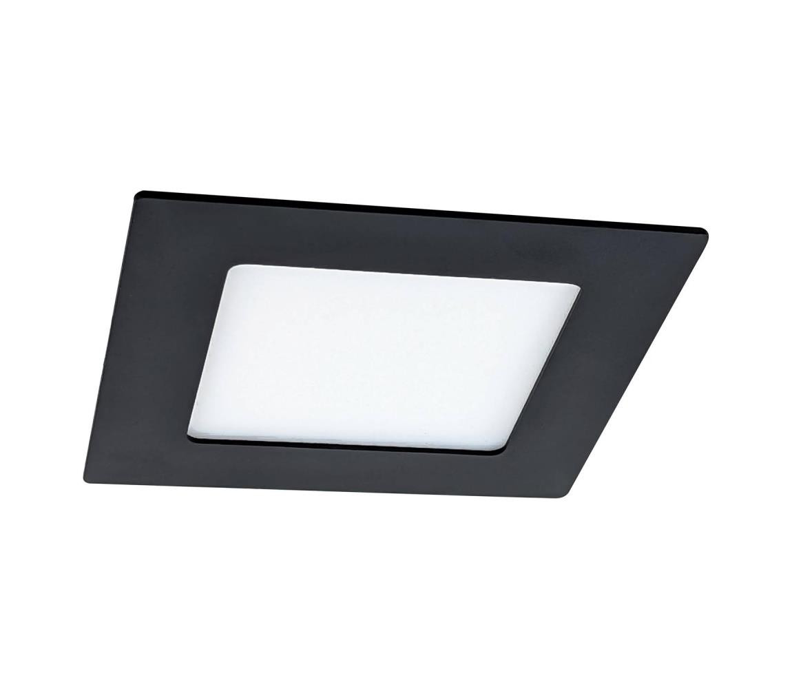 Greenlux LED Podhledové svítidlo VEGA LED/6W/230V 2900/3900/5800K 12,5x12,5 cm černá