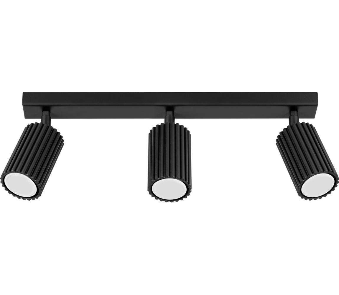 SL.1581 - Bodové svítidlo KARBON 3xGU10/10W/230V černá