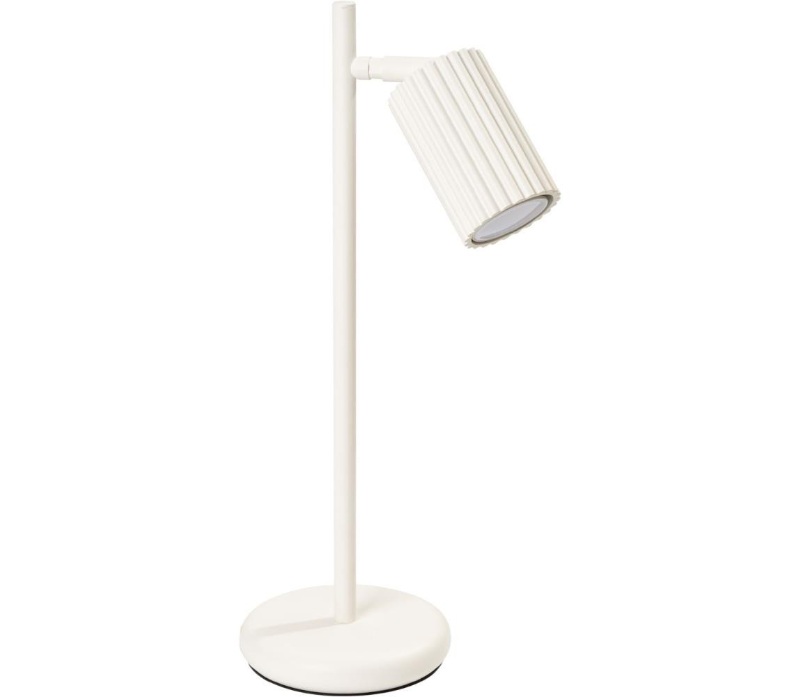 SL.1605 - Stolní lampa KARBON 1xGU10/10W/230V krémová