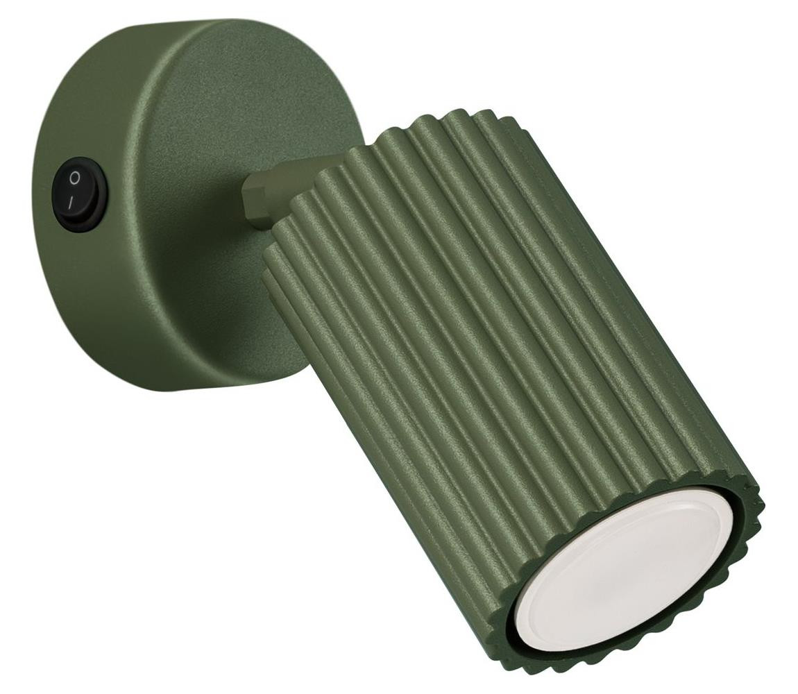 SL.1617 - Nástěnné bodové svítidlo KARBON 1xGU10/10W/230V zelená